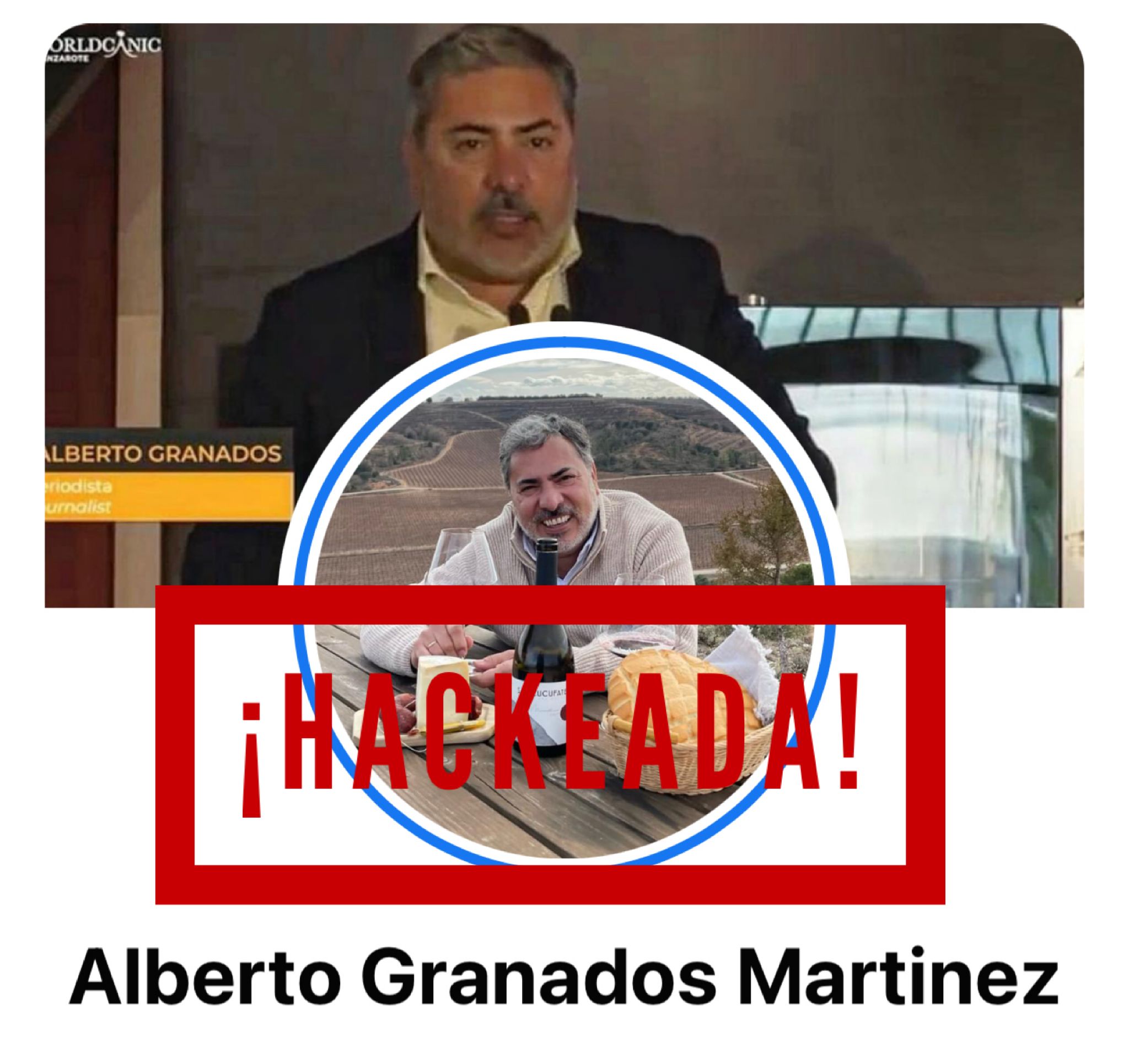 cuenta hackeada
