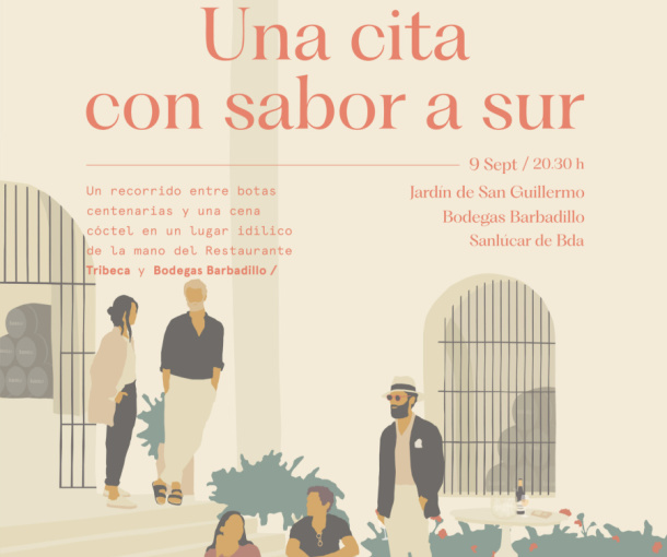 Barbadillo y Tribeca unidos para una noche gastronómica inolvidable, una cita "con sabor a Sur"...
